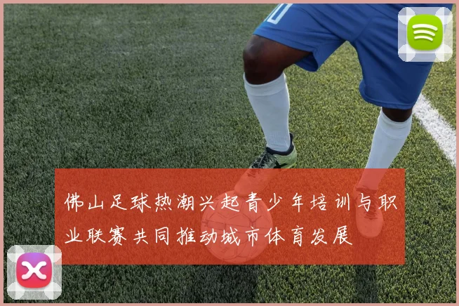 佛山足球热潮兴起青少年培训与职业联赛共同推动城市体育发展